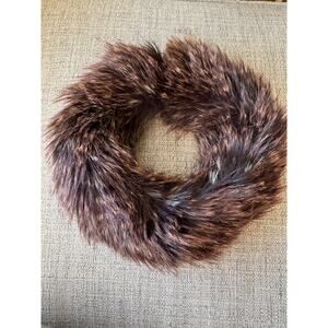 Vintage Genuine Fur Hat – Brown Raccoon Fur Russian Style Winter Hat